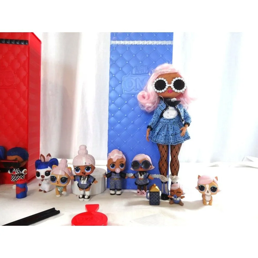 LOL Surprise OMG Downtown BB Uptown Girl‎ Locker Sets Big Sister Pet Accessories